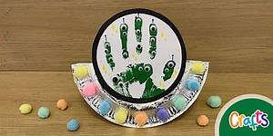 Paper Plate Alien Craft