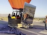 Startup experiments with hot air balloon to create solar panel energy