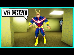 All Might gets LOST in the BACKROOMS! (MHA VR)