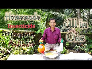 How to make Insecticide, Pesticide , Fungicide , Antibiotics Miracle All in one Solution.
