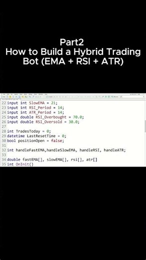 PART 2:👉 How to Build a Hybrid Trading Bot (EMA + RSI + ATR)