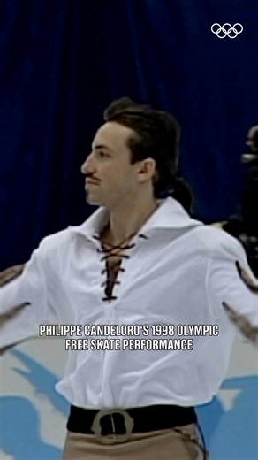 Philippe Candeloro delivering pure magic on Olympic ice in 1998. ✨ Who remembers this legendary free skate? #Olympics #MilanoCortina2026 #FigureSkating | Olympics