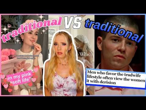 🎀"in my soft era" 🎀 vs what he really thinks of a Tradwife