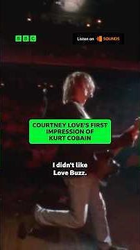 When Courtney met Kurt 💚 #KurtCobain #CourtneyLove #Nirvana #Hole