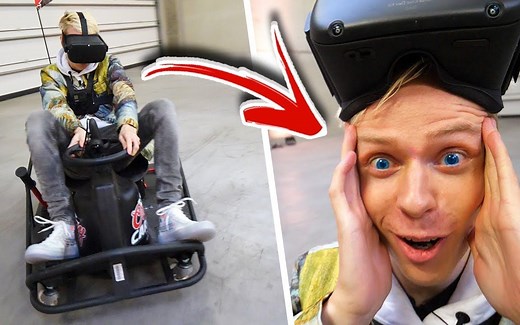 【真VR卡丁车】在Oculus Quest上驾驶虚拟现实中的真实卡丁车！