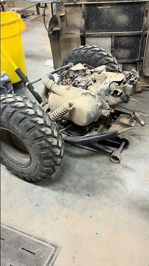 Tearing Down the Mule Motor #kawasaki #mulerebuild