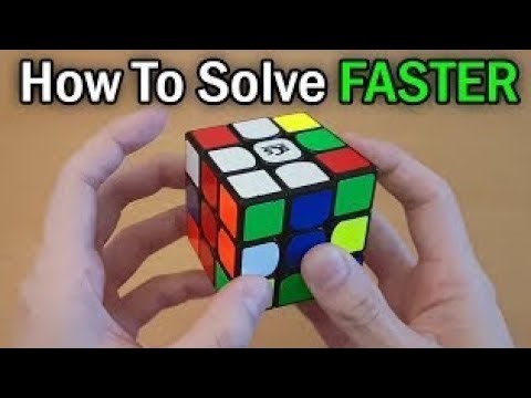 HOW to solve a Rubik's Cube FASTER #cube solve full tricks