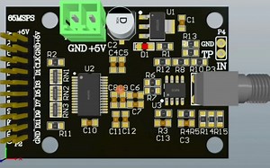 65M速率ADC采样电路   AD9226