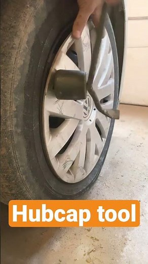 Hubcap removal and installation In￼ action ￼