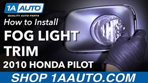 How to Replace Fog Light Trim Bezel 2009-15 Honda Pilot