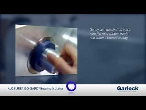 How to install the Garlock KLOZURE® ISO-GARD® Bearing Isolator
