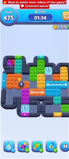 Colour Block Jam in Roblox | Satisfying Puzzle Gameplay #roblox