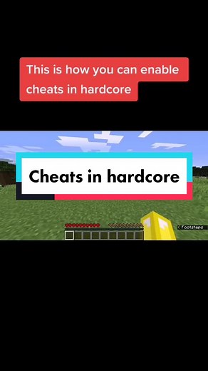 How to Enable Cheats in Hardcore Minecraft - Step by Step Guide