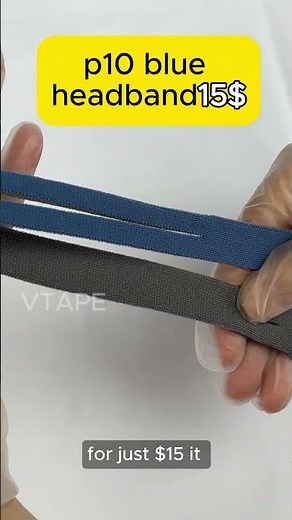 ResMed AirFit P10 Blue Headgear - Lightweight Comfort with a Splash of Color