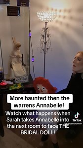 66K views · 209 reactions | 2 of the most haunted dolls in the world in one room! Watch what happens when Sarah takes Annabelle into the next room to face THE BRIDAL DOLL! This doll is more haunted then the warrens DOLL we have PROOF!! This is AMAZING AND SCARY!! #fyp #ghoststories #haunted #spookyseason #paranormal #spooky #hauntedtiktok #annabelledoll | Project reveal - Ghosts of Britain | Facebook