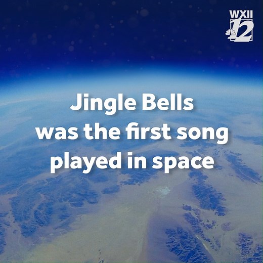“Jingle Bells” became the first song played in space when, on Dec 16, 1965. It was broadcast during NASA's Gemini 6A space flight 🚀🌌 #funfact #Christmasmusic #JingleBells #NASA #space | WXII 12 NEWS