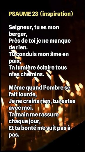Psaume 23 - Chant d’Adoration #psaume23 #adoration #worship