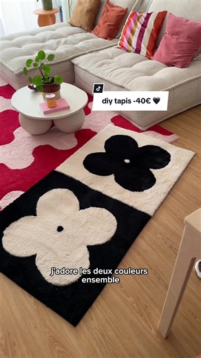 Créer un tapis DIY pour moins de 40€ 🖤🤍