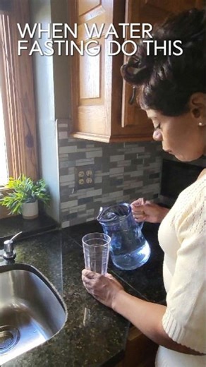 WHEN WATER FASTING DO THIS #waterfasting # weightlossjourney #72hourfast