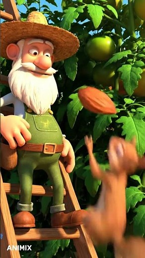He Let the Squirrel Win… Or Did he? 😏 | Animix #3danimation #animatedfilm #animatedshort