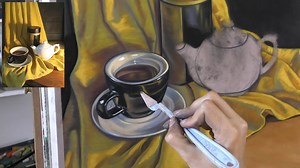 This is my still life from last year 'First Flush Darjeeling' which you can follow from start to finish on my Youtube at www.youtube.com/emmacolbertart I show you right from setting up the still life, to sketching it out, and the full colour process so you can work along with me or experiment with your own still life. Music © Andrew Hughes | Emma Colbert Art