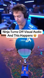 1.1K views · 3.5K reactions | Ninja Turns Off Visual Audio And This Happens 勞#fortnite #fortniteclips #fyp #ninja #gaming #shorts #trending | LaDerrick Marshall | Facebook