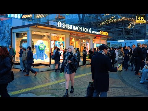 4K HDR Japan travel 2026 | Walk in Shibuya (渋谷) Tokyo Japan | City ambience Nature for relaxing