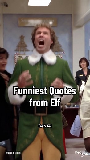 MsMojo on Instagram: "Funniest quotes from ‘Elf’ 😂😂 #elf #christmas #christmasmovies #comedy #willferrell #merrychristmas #buddytheelf"