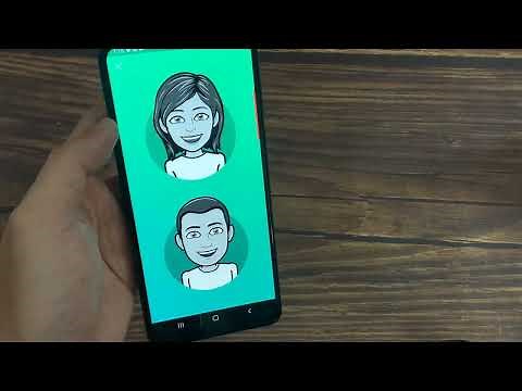 Create Snapchat Bitmoji with Selfie/Camera