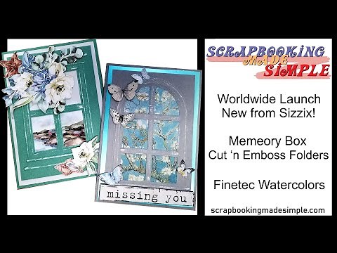 #431 The best of Embossing & Die Cutting with Cut 'N Emboss Folders by Memory Box. Easy & Affordable