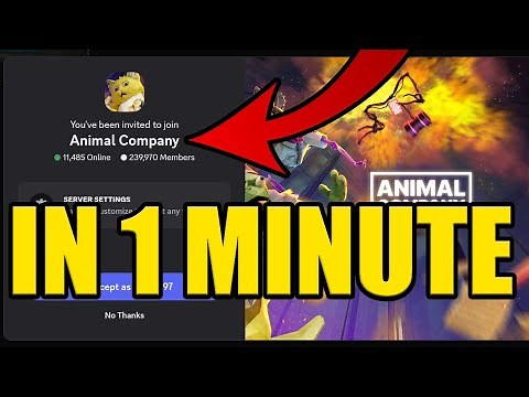 HOW to JOIN ANIMAL COMPANY DISCORD SERVER ✅PC & MOBILE✅