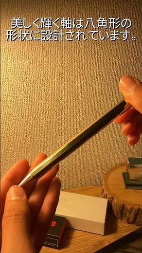 【登録者500人突破記念】Kaweco Special Brass カヴェコスペシャルブラス【60秒で丸ごとレビュー】 #シャーペン #文房具紹介 #文房具 #筆記具