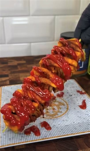 Microwave accordion potatoes