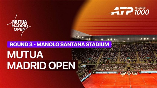Terence Atmane vs Alexander Zverev - Round 3 (Manolo Santana Stadium) | ATP 1000: Mutua Madrid Open 2026