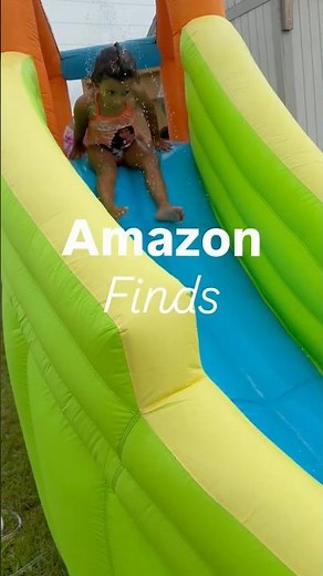 🏖️ Amazon Inflatable Water Slide for Kids | Backyard Summer Fun! 💦