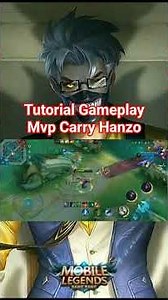 Hanzo Mvp Carry Tutorial Gameplay Solo Rank Mlbb #mobilelegends #mlbb #hero #hanzo #mlb #ml