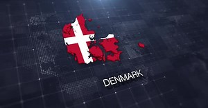 Denmark Map Displaying