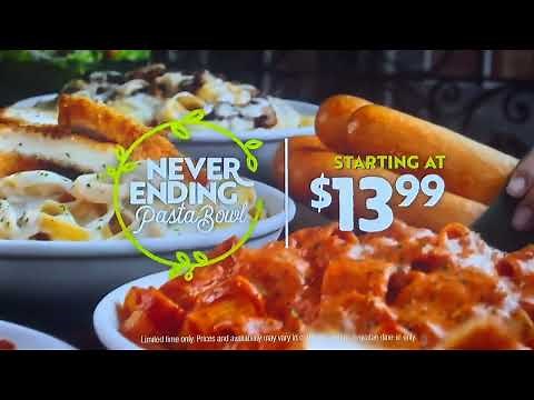 Olive Garden 2023 NEW TV commercial—endless pasta bowl is back🍝