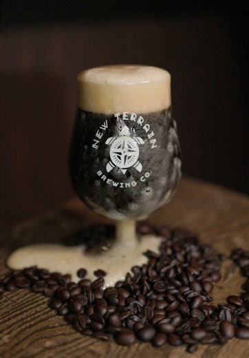 Dobro Joe. A DOuble BROwn ale with locally roasted coffee that’ll make you go “Whoa.” On tap now.