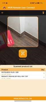 MVRP - How to use Barcode Scanning option in MVR Remote User Connect App.