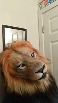 Lion mask video! SOLD