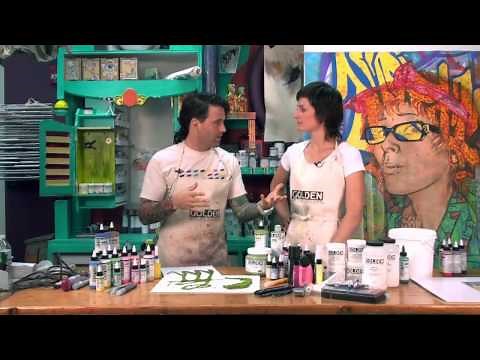 New Golden High Flow Acrylic Colors