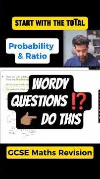 Probability Ratio GCSE Exam Question