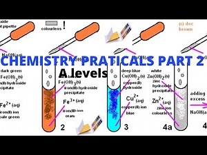 Chemistry Practicals part 2 For A Levels