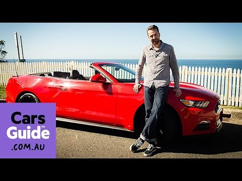 2016 Ford Mustang EcoBoost Convertible review | road test video