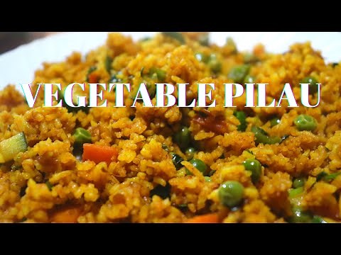 How to Make Vegetable Pilau Rice at Home - Easy Recipe| Make your Rice Differently| Vegan Recipe