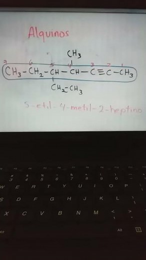 Nomenclatura de alquinos