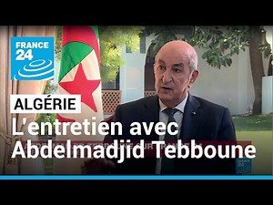 Le président algérien croit à un "apaisement" de la situation avec la France I JTAfrique • FRANCE 24