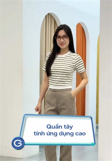 Quần tây Gumac dễ mix match cho đi làm và đi chơi