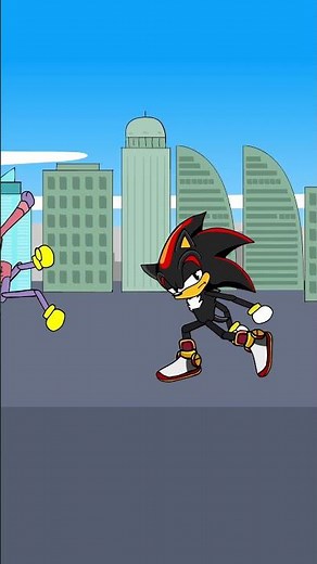 TADC Jax VS Shadow | Sonic The Hedgehog 3 #shorts #animation